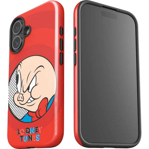 Looney Tunes Porky Pig Full iPhone 16 Impact Case